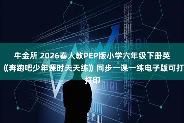 牛金所 2026春人教PEP版小学六年级下册英语《奔跑吧少年课时天天练》同步一课一练电子版可打印