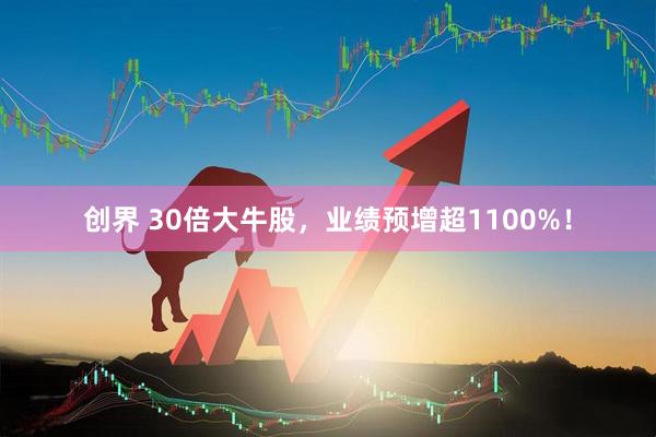 创界 30倍大牛股，业绩预增超1100%！